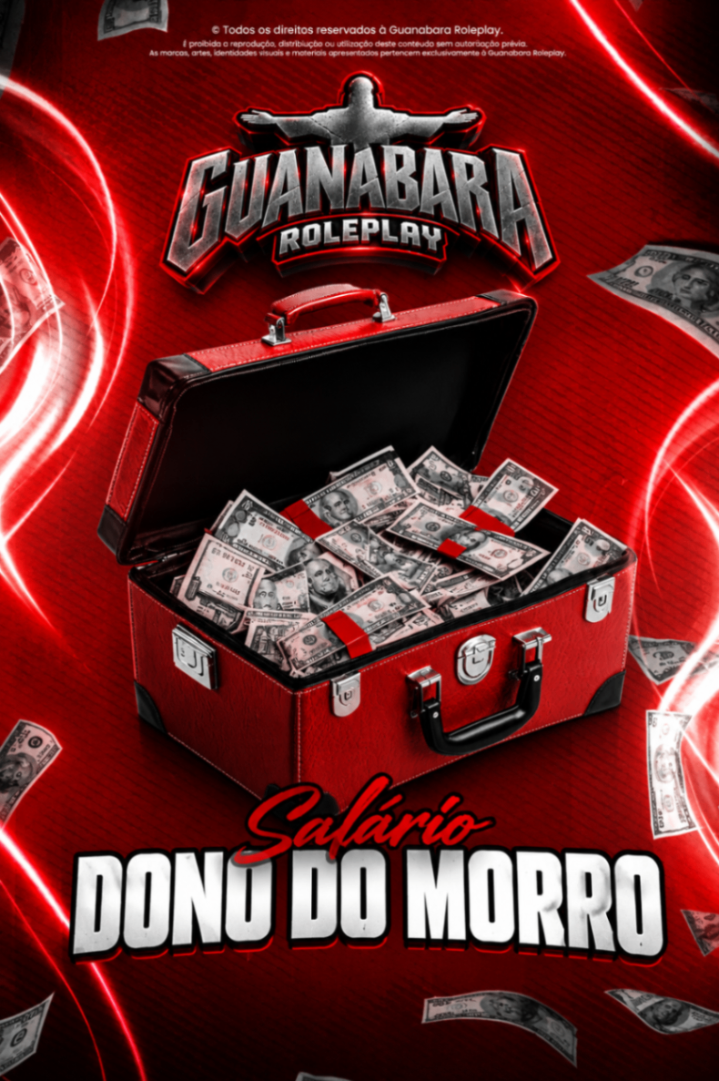 SALÁRIO DONO DO MORRO (30 dias)
